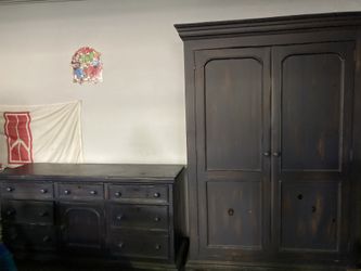 Dresser and Armoire