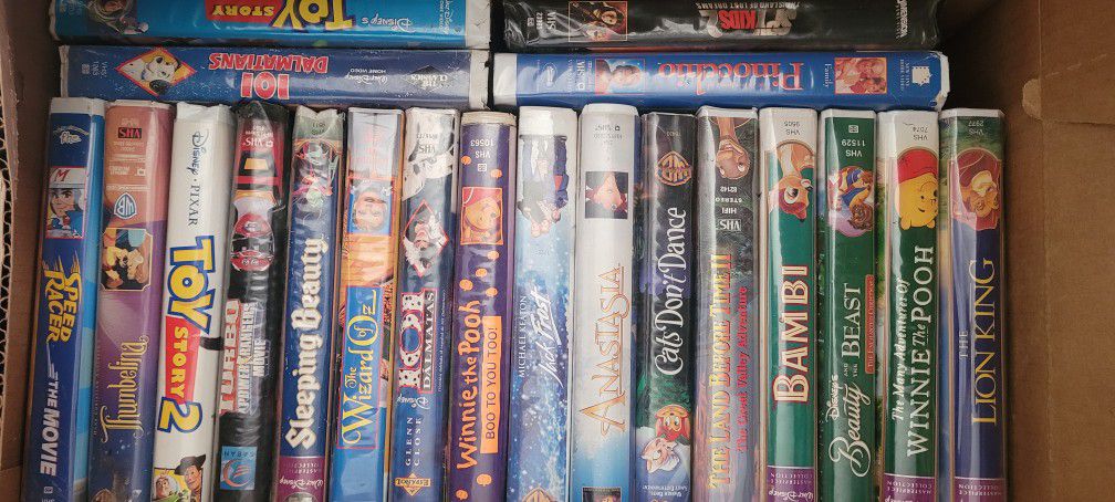  VHS Disney Movies 
