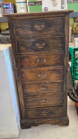 Vintage Wood Lingerie Chest of Drawers