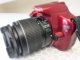 Canon EOS Rebel T5-LIMITED EDITION Red Digital Camera Kit