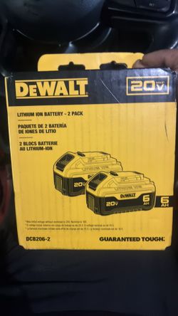 Brand new Dewalt batteries