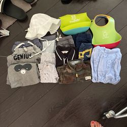 Boys Clothes 9 And 12 Months.