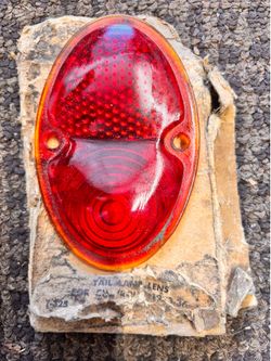 Chevy tail light lens 1933-36 NOS