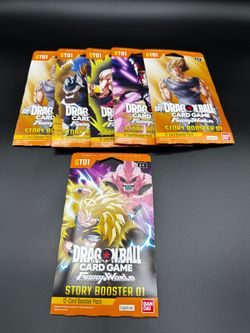 Dragon Ball Z DBZ Story Booster 01 Sleeved