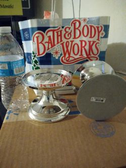 Bath and body works candle holder set