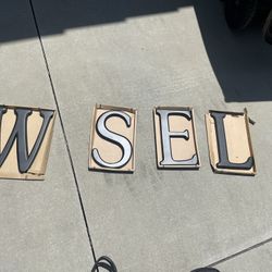 Wall Decor Letters