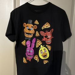 Five Nights At Freddy’s Kids Shirt Size 14 