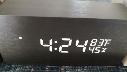 Clock time temperature Alarm