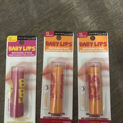 baby lips Maybelline Chapsticks (3)