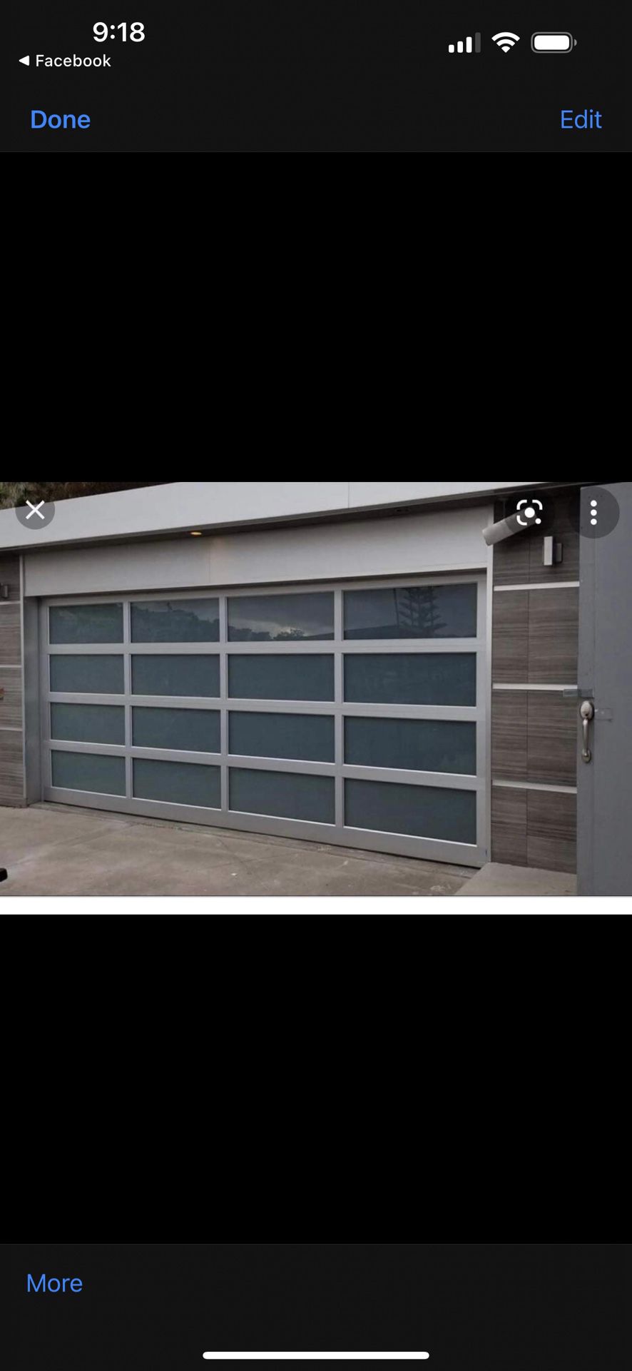 Full view Garage Door 