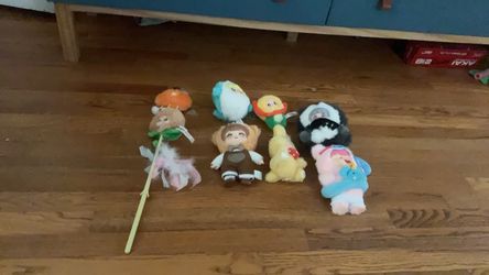 Cute Plush Keychains & Bag Charms – $10–$25 Each