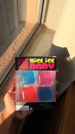 Needoh Nice Ice Baby 4 Pack - Sensory Squishy Fidget Toy, Stress Relief