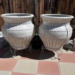 New Flower Pots Made Out Of Clay