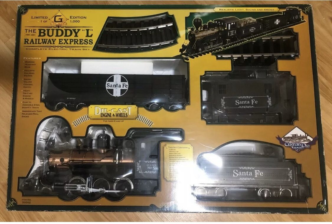 Buddy L Railway Express Limited Edition Diecast Electric Train Set G ...