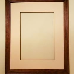 Large Hardwood Wall Frame with Mat for 16x20 or 10x14

