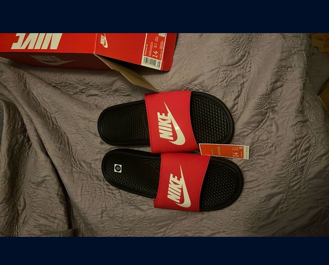 Size 14 Nike Slides Mens