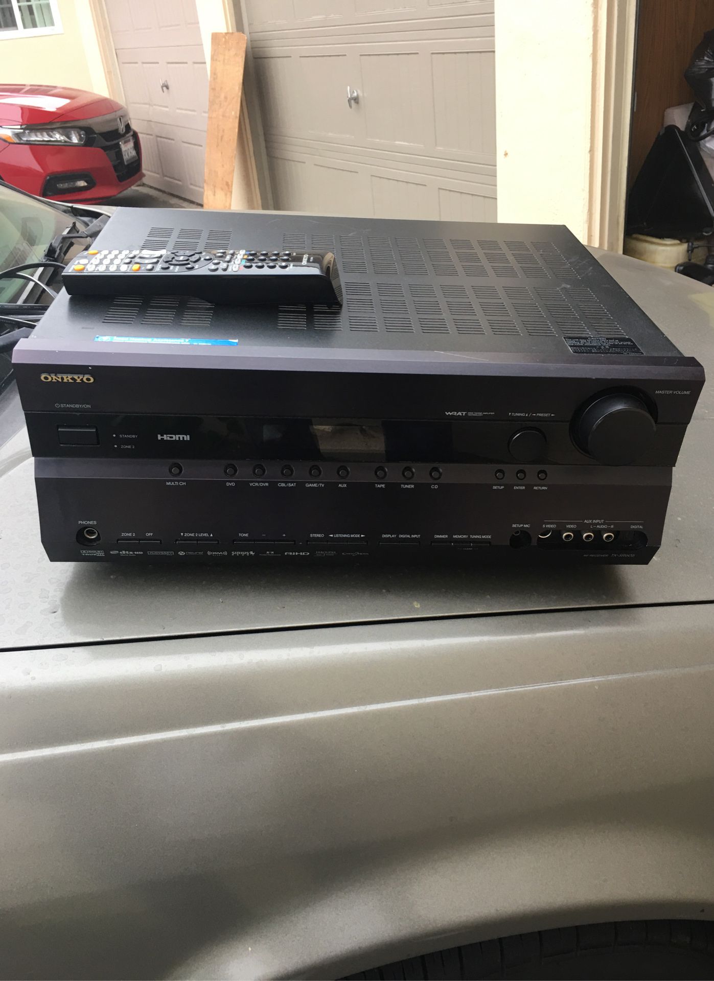 Onkyo receiver with remote
