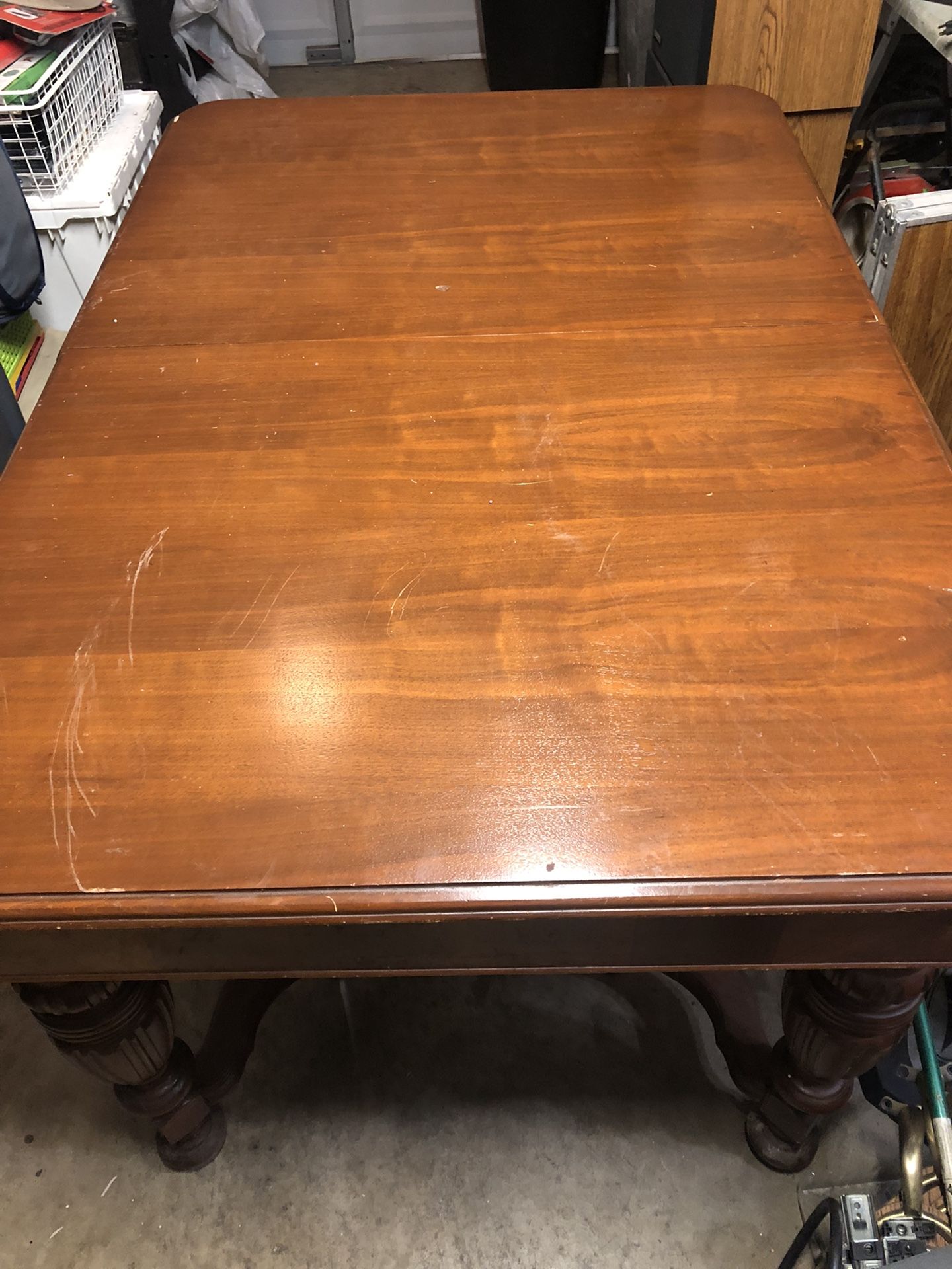 Dinning Table With A Hide A Leaf