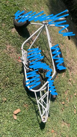 GTS Powder coated frame with gts plated wheelie bar