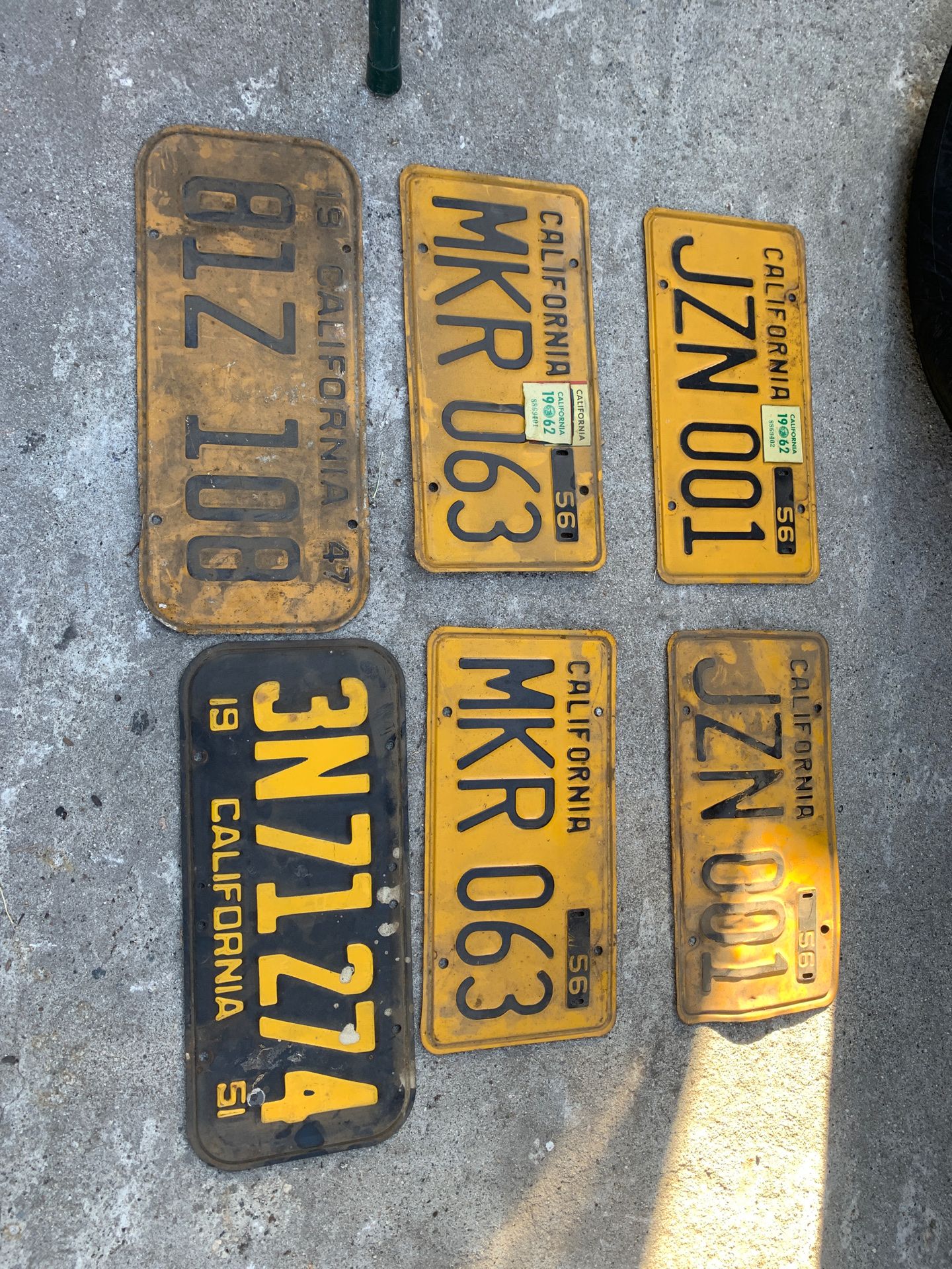 Classic Car Plates