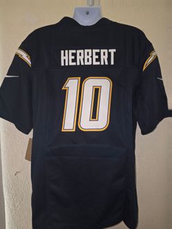 New Mens Chargers Herbert #10 Navy Blue Jerseys Stitched