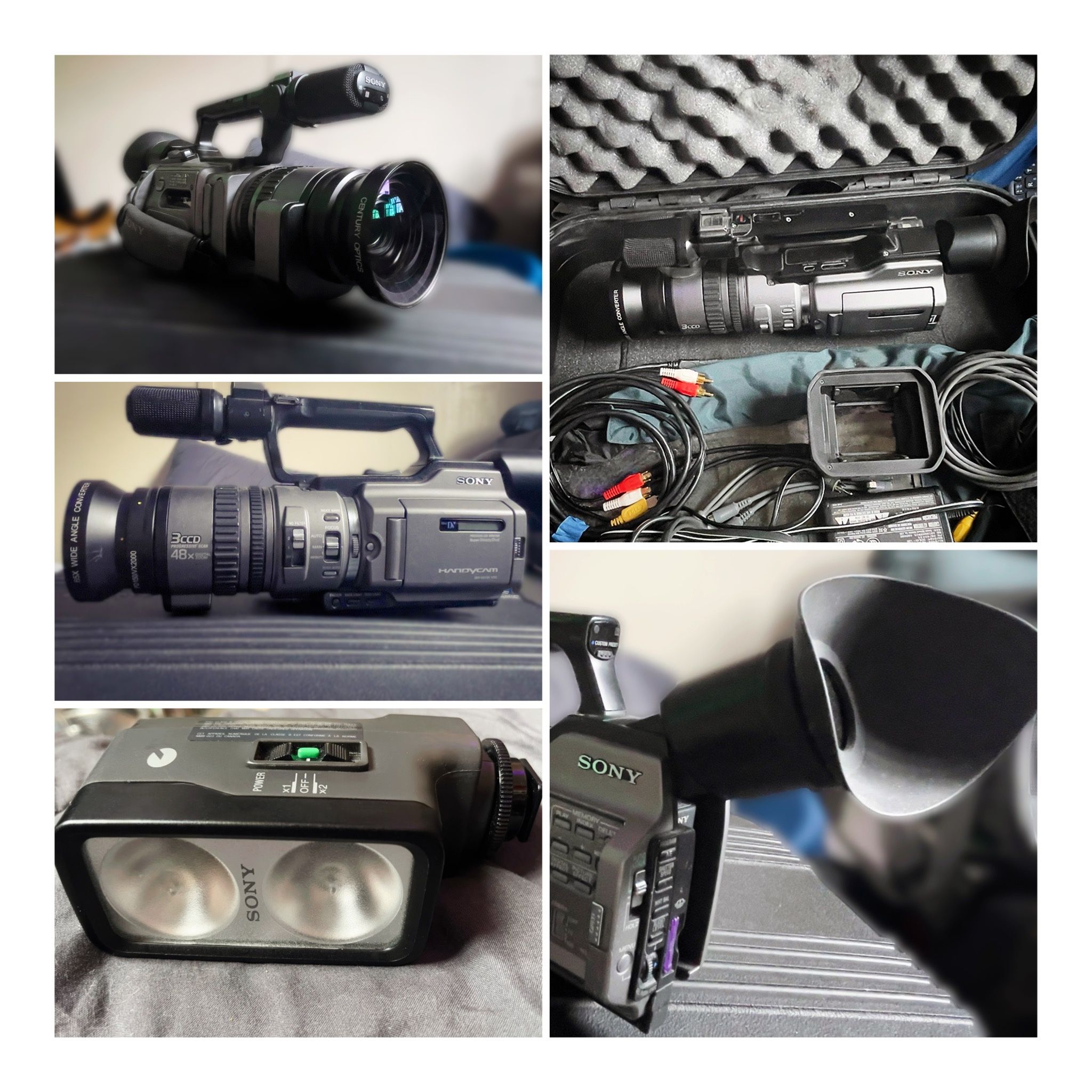 SONY DCR-VX2000 MiniDV Bundle for Sale in Seattle, WA - OfferUp
