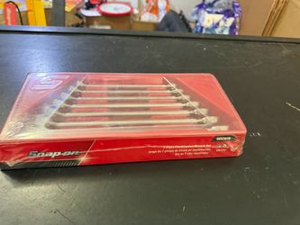 New seal Snap-on OEX707B SAE Combination Wrench 7Pc Set