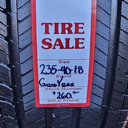 235/40/18 GOODYEAR EAGLE SPORT $260.00