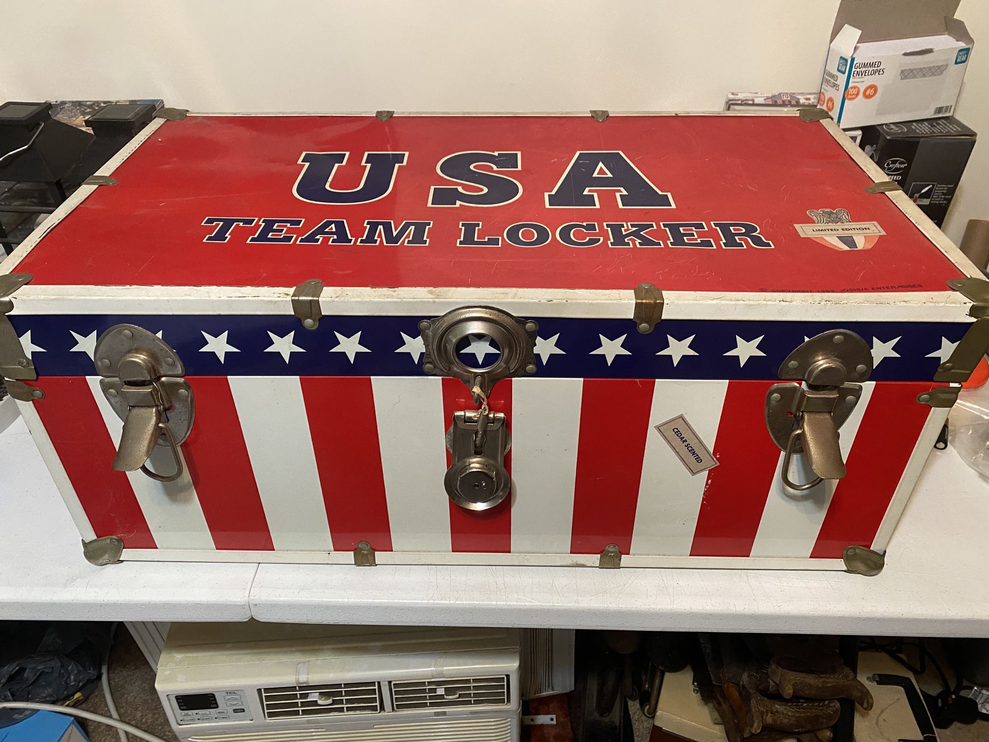 USA 1983 Team Foot Locker Trunk Joshua Enterprises for Sale in