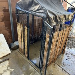 4ft by 4ft dog kennel, 6ft high