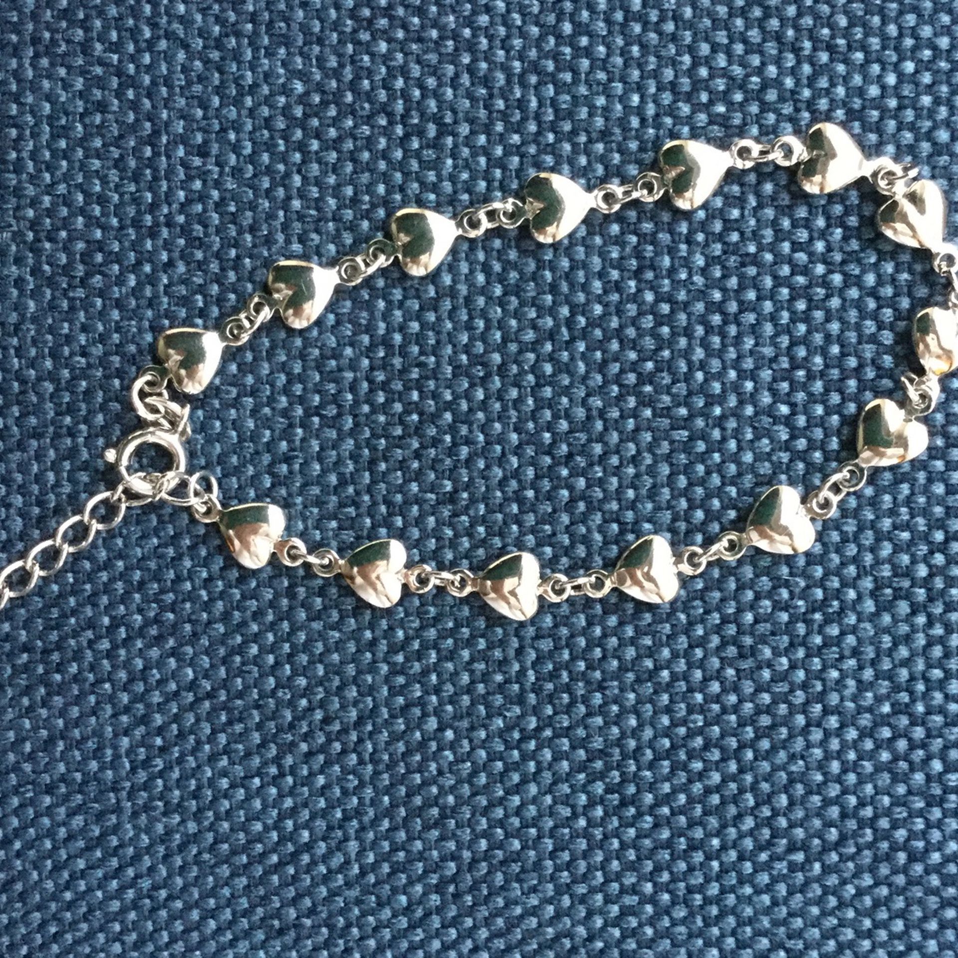 Dainty 18K White Gold Plated Bracelet Made In Italy