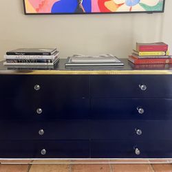 Exquisite Custom Navy Dresser