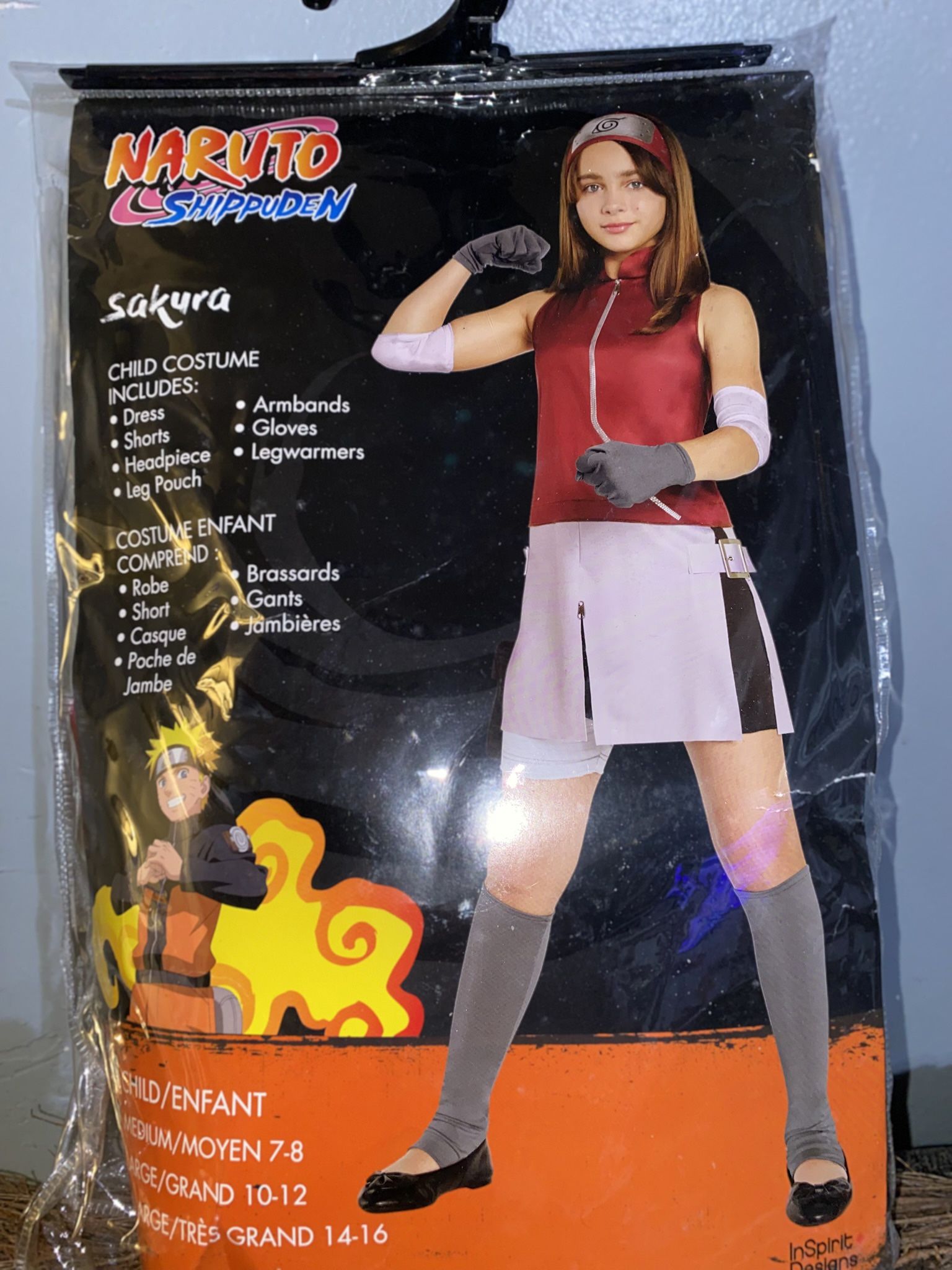 NARUTO COSTUME SAKURA 