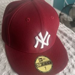Red NY  Cap 