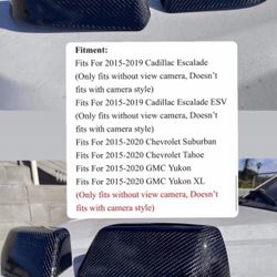 Tahoe, Escalade Yukon Carbon Fiber Mirror Caps
