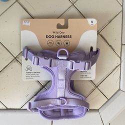 Wild One Dog Harness, Lavender soft material, Small Regular $50 At Petco