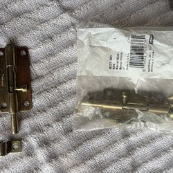 Brass barrel bolts new in package