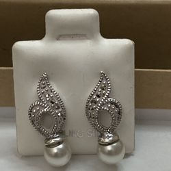 Sterling silver and marcasite Earrings