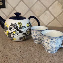 Fancy Fine China Tea Set