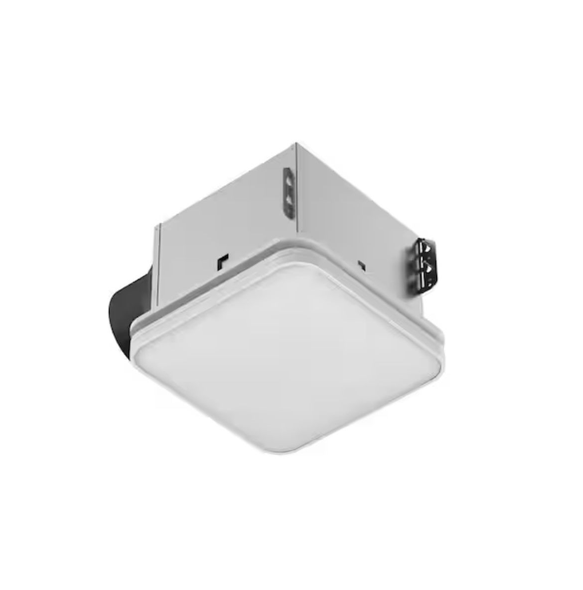 Commercial Electric 80 /110 CFM Ceiling Mount Room Side Installation Square Bathroom Exhaust Fan with Night Light and Humidity Sensor @A14-31