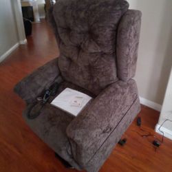 Two Colors Available Brown Fabric Lift Chair Electric Lift Chair Power Lift Chair Leather Gray Lift Chair Electric Lift Trip Power Lift Chair New 