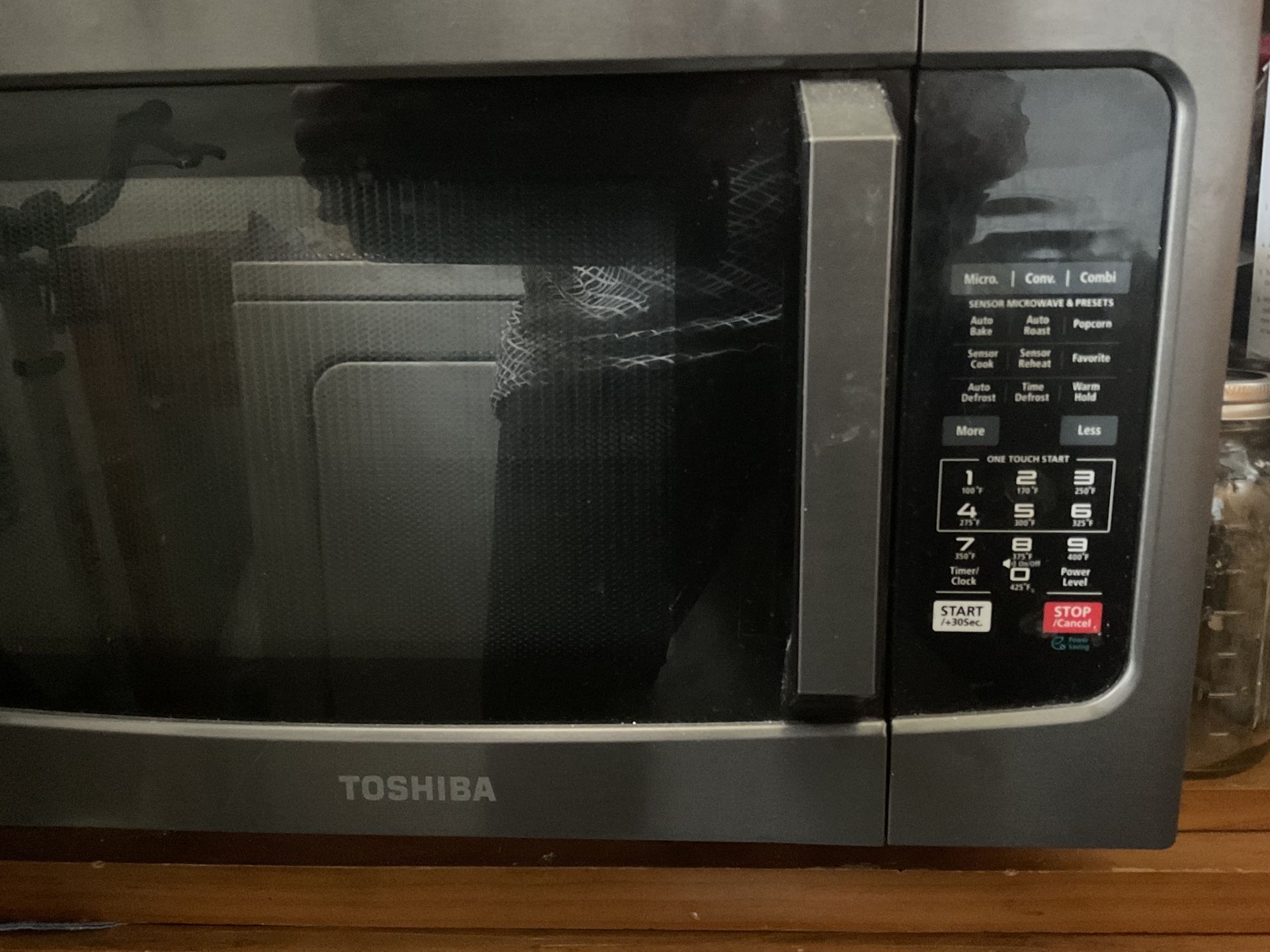 Toshiba EC042A5C-BS Microwave Oven with Convection Function