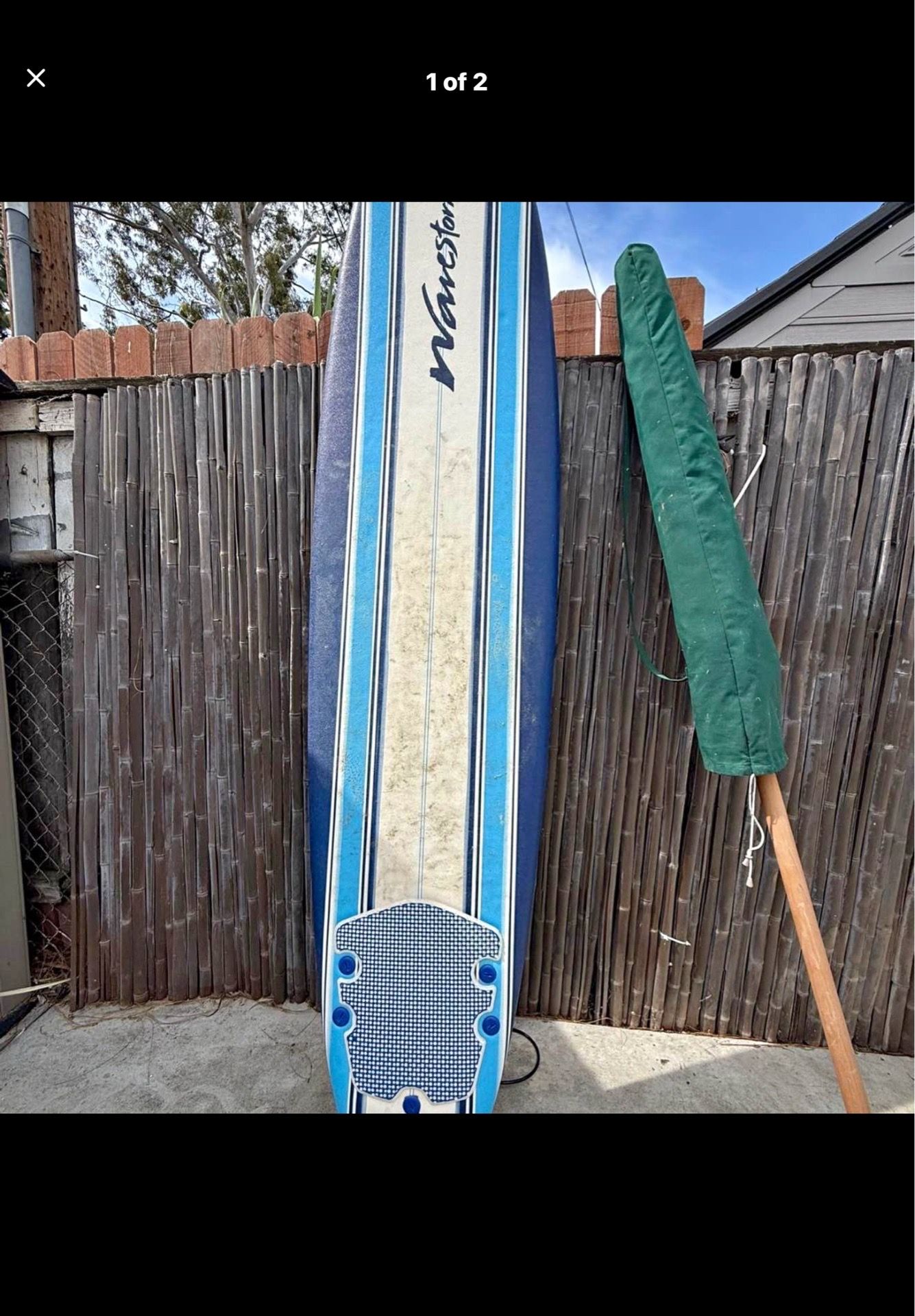 8’0 Wave Storm softtop longboard for beginners