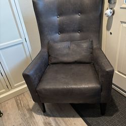 Dark Gray Accent Chair