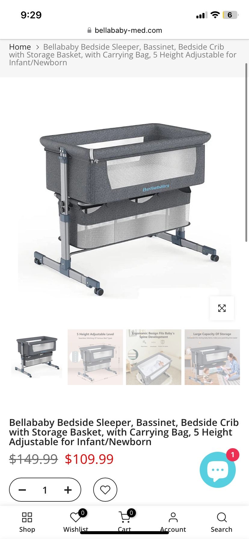 Bedside Bassinet