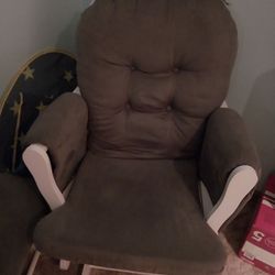 Rocking Chair and Foot Stool
