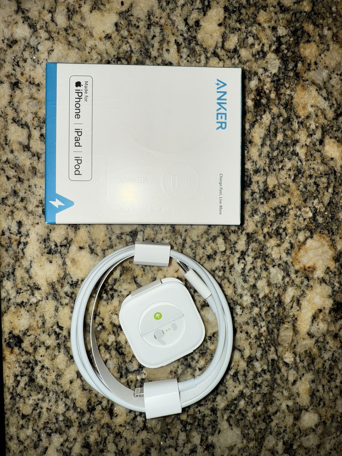 Brand New Never Used Anker And Apple Charging Cords