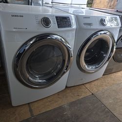 Samsung front load Washer and dryer set both works good 💯