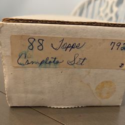 1988 Topps Baseball Complete Set 1-792
