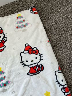 Hello Kitty Blanket Christmas
